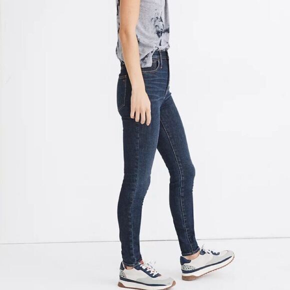 NEW‎ Madewell 11" High-Rise Skinny Jeans in Birchfiel, size 25 - Picture 3 of 15